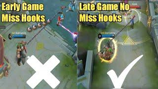 FRANCO EARLY GAME MISS HOOKS BUT IN LATE GAME NO MISS HOOKS