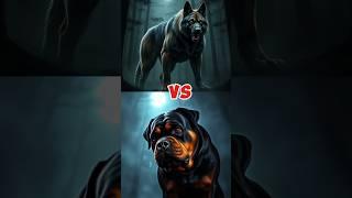 Wolf vs Rottweiler Dog Fight | Wolf winner | Wolf attack #shorts