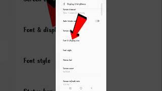 Vivo Me Font Size Kaise Badhaye | How To increase Font Size In Vivo | #sorts #viral #tech