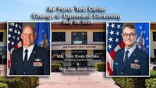 Air Force Test Center Change of Command Ceremony, July 30, 2024