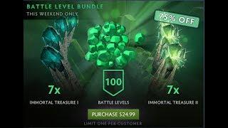 Dota 2 : Weekend Battle Level Bundle 2018 (Unboxing)