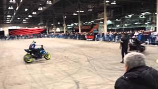 Stunt riding @ Motorcycle Show Toronto 2015