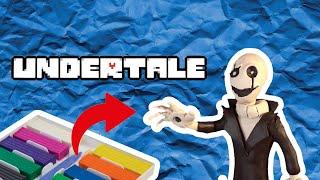 Лепим В.Д. Гастера |W.D. Gaster| UNDERTALE скрытого персонажа игры из пластилина |Лепка ОВ|LEPKAOV