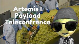 Artemis I Payload Teleconferences - The Nighttime News Space Report