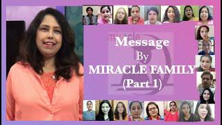 Optimistic Literary Message by Miracle Family  Batches 1998-2020 Miracle English Literature Part 1