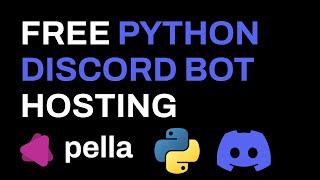 How to host Python Discord Bots for FREE! (24/7)