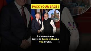 Indian Travelers Can Now Visit Russia Visa-Free: Here’s How #travel #visafreecountries #viralshorts