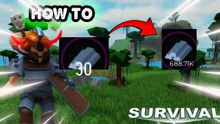 How to dupe in the survival game roblox! (PATCHED)