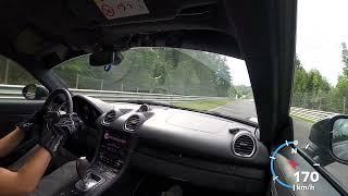 Porsche Cayman 718 GTS - Nürburgring Nordschleife lap. Touristenfahrten 15.07.2023.