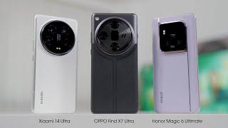 OPPO Find X7 Ultra / Xiaomi 14 Ultra / Honor Magic 6 Ultimate | Camera Comparison