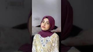 Turkish hijab tutorial with earrings| new hijab style | hijab tutorial | new hijab tutorial #shorts