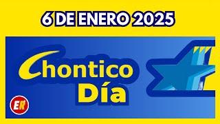 RESULTADO CHONTICO DIA del LUNES FESTIVO 6 de ENERO de 2025  (ULTIMO RESULTADO)