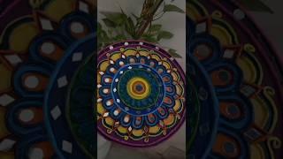 Lippan art with mirror work  #song #lippanmirrorart #viralvideo