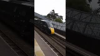 rare GWR class 802008 train heads to Penzance #trainspotting #gwr