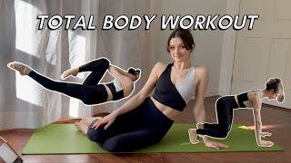 5 Minute TOTAL BODY WORKOUT | Tabatas, no equipment, upper body and lower body workout