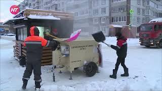 The cheapest snow melter for a snow removal service. (Снегоплавильная установка Поток-2)