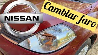 Como Cambiar el faro completo de Nissan Tiida