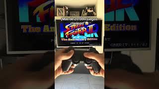 Esta consola retro tiene mas de 20.000 juegos clásicos.El sueño de cualquier niño de los 90.#shorts