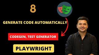 #8 - How To Record And Play Scripts In Playwright | Playwright Test Generator| Codegen Playwright