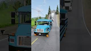 Cars vs bollard part599 #shortvideo #beamngdrive #shorts #india #truck