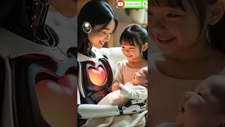 Robot Mom’s Shining Heart A Baby’s Pure Smile ️️ #tech #technology #future #meibot #fyp #robot