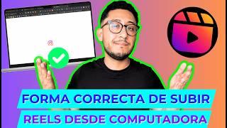 Cómo subir un REEL a INSTAGRAM desde COMPUTADORA - 2025