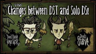 A Few Changes Between DST And Solo-DS! [Don't Starve Together]