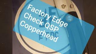 QSP Copperhead Factort Edge Check