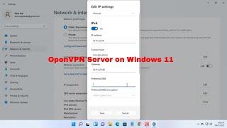 How to install OpenVPN server on Win 11