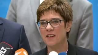 Sachsenwahl: CDU-Chefin AKK und Alexander Dierks (Generalsekr. Sachsen) zum Wahlkampf am 12.08.19)