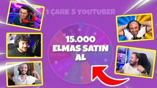 1 ÇARK 5 YOUTUBER!  *15.000 ELMAS SATIN AL*