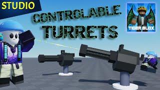 How to make Controllable Turrets || ROBLOX STUDIO