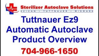 tuttnauer ez9 automatic autoclave product overview