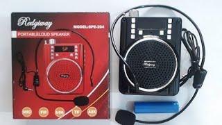 model.spe- 204  Bluetooth mic speaker   Mic FM USB TF AUX