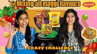 Mixing All Maggi Flavours together‼️Tastes Goodor BadWatch till end#sharmilanirmalavlogs
