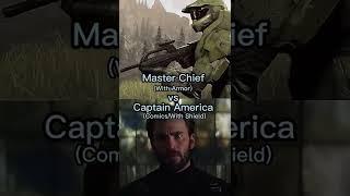 Master Chief vs Captain America | #battle #shorts