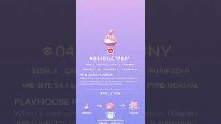 Pokedex: Pokemon GO-Happiny