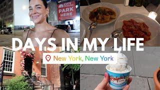 DAYS IN MY LIFE LIVING IN NEW YORK CITY: getting back on track, healthy grocery haul