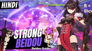 [Hindi] STRONG BEIDOU GUIDE! Best Beidou Build - Artifacts, Weapons & Teams | Genshin Impact