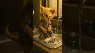 Poor Kitten Saved Every Coin to See Mom... But She Rejected Him  | Emotional Cat Story #SadCatStory