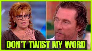 Matthew McConaughey DESTROYS Joy Behar LIVE – She NEVER Saw It Coming!