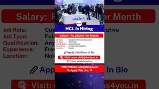 HCL Is Hiring | Work From Home Job  #trending  #shorts