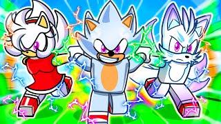 Having a HYPER SONIC FAMILY in Roblox!