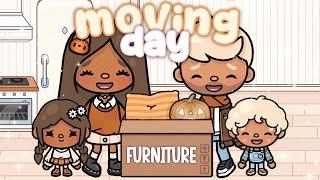 FALL FAMILY PACKING TO MOVE TO A NEW HOUSE!!   | VOICED  | Toca Life World Roleplay