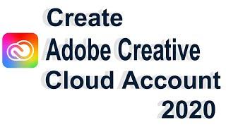 How to Create Adobe Creative Cloud Account 2020