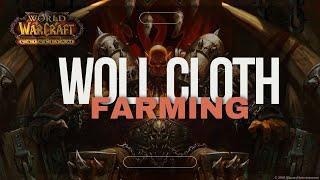 Fastes way to farm wool cloth in wow classic