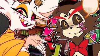 ANGEL CONFESSES TO HUSK | Angel x Husk | Hazbin Hotel Comic Dubs