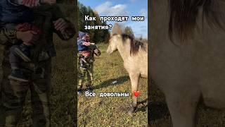 Как проходят мои занятия? #лошади #equestrian #horses #деревня #любовь