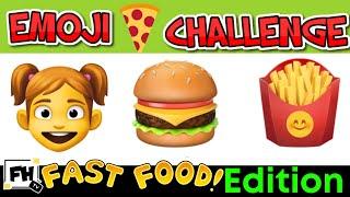 Can You Guess the Fast Food Place? Emoji Fitness Challenge | Emoji Pictionary Quiz | Brain Break