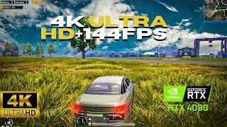 PUBG MOBILE 4K  Ultra HDR | RTX 4090 + 144 FPS Ultimate Experience (2024)"